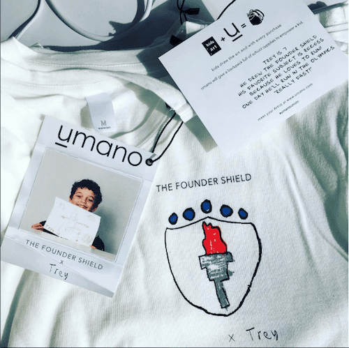 umano founder shield shirt